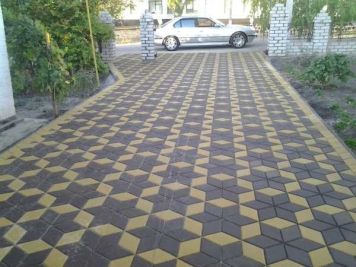 Фото укладки тротуарной плитки